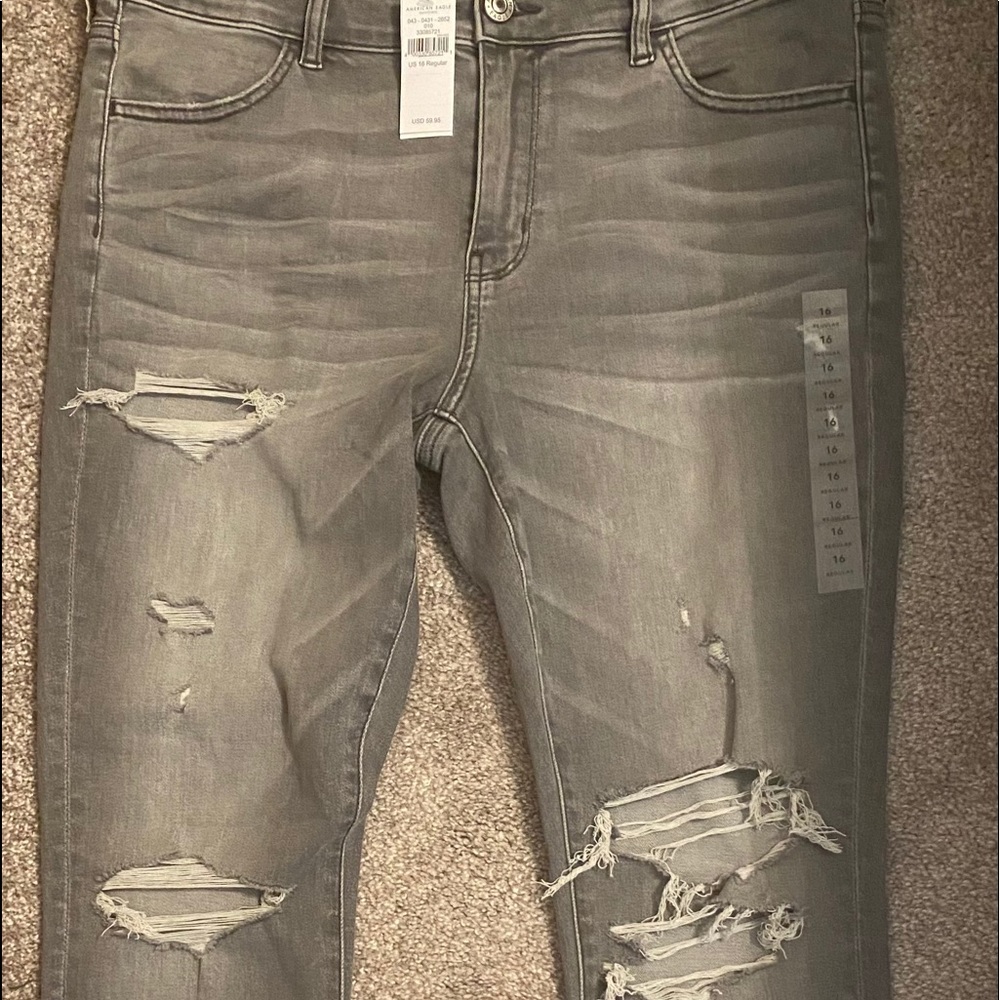 AMERICAN EAGLE NEXT LEVEL STRETCH JEANS SZ 16R NWT